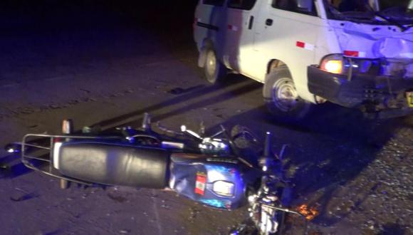  Motociclista muere tras despiste en la selva de Puno