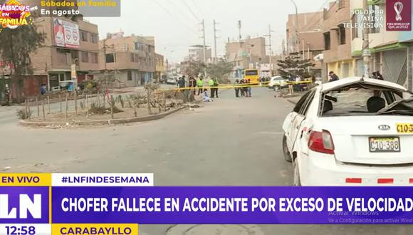 Joven barbero murió tras el choque de vehículo y bus del Metropolitano en la avenida Condorcanqui. (Foto: Latina)