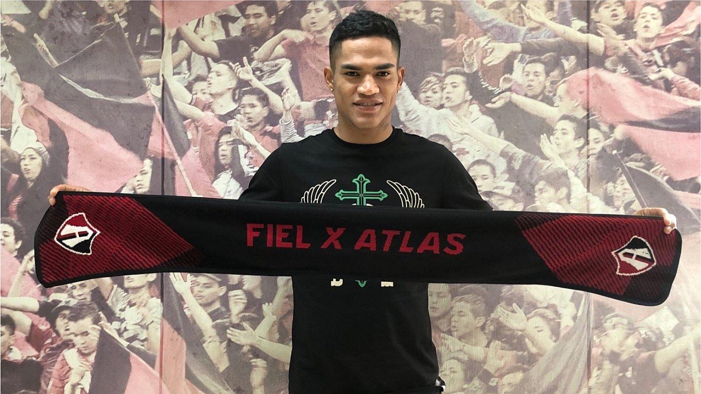 Ánderson Santamaría es presentado como el nuevo fichaje del Atlas de México