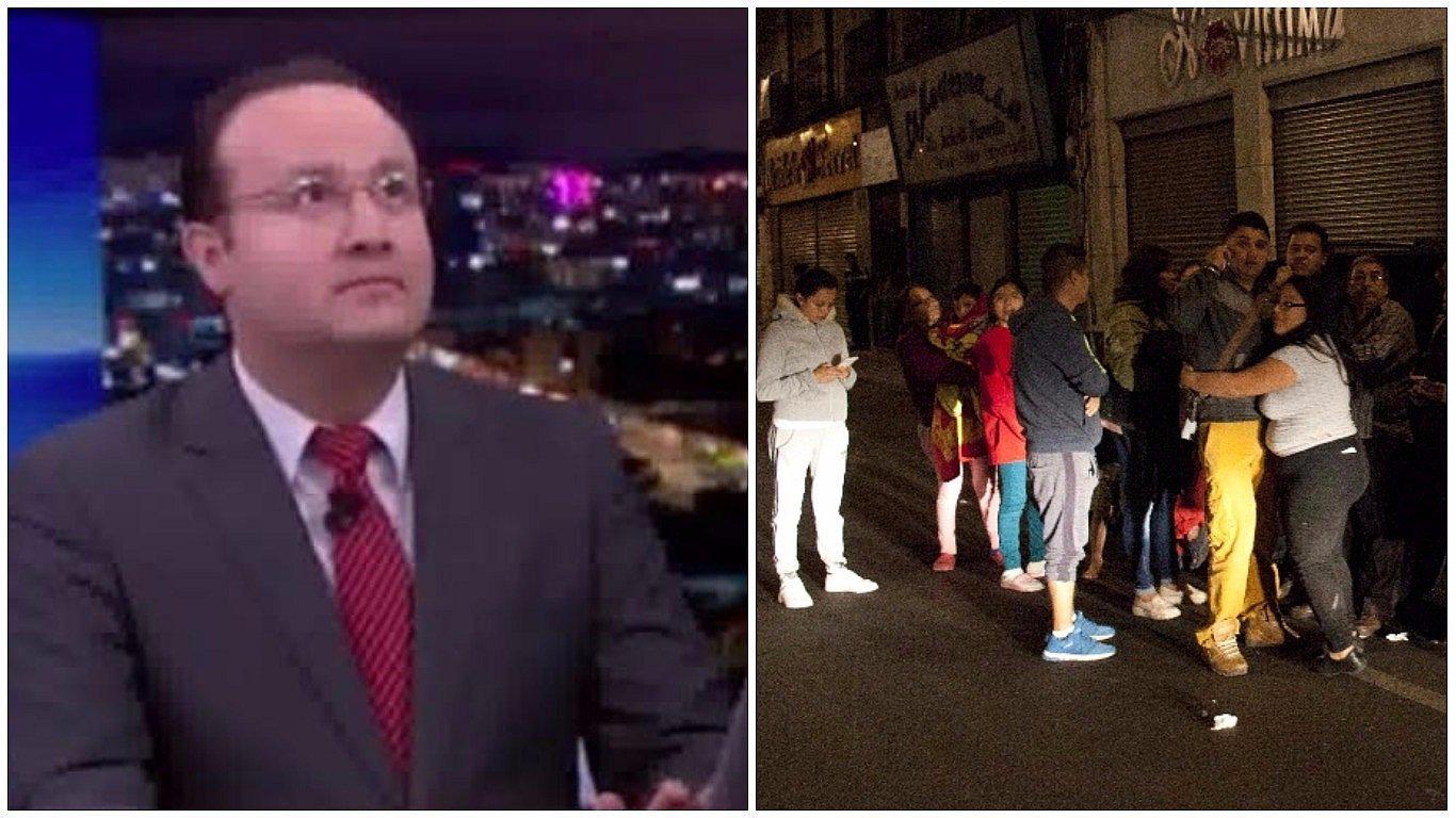 Terremoto en México: la admirable reacción de periodista en vivo durante fuerte sismo (VIDEO)