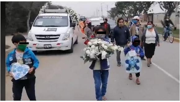 La Libertad: Dan último adiós a niños asesinados y familiares piden justicia (FOTOS) 