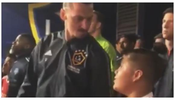 ​Palabras de Zlatan Ibrahimovic a un niño se viralizó en redes sociales (VIDEO)