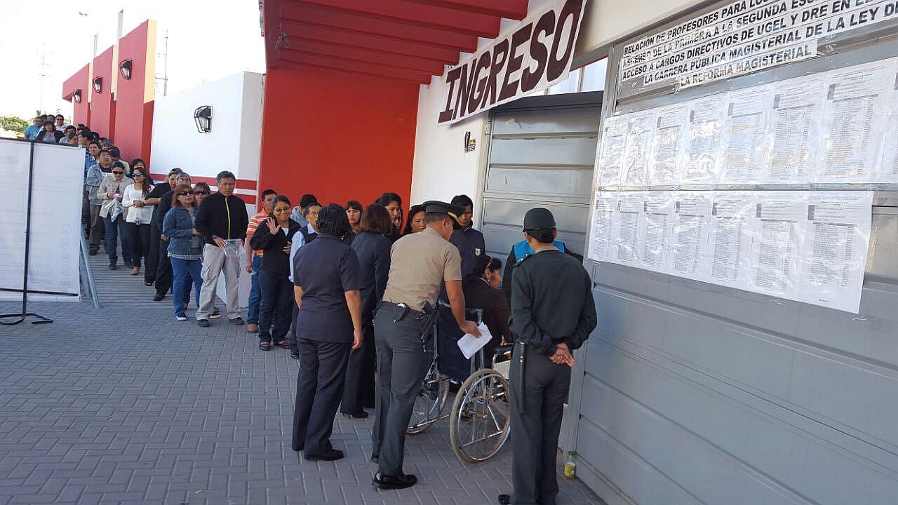 Minedu: 124 docentes no acudieron a examen de nueva escala magisterial en Tacna