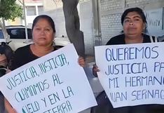 Piura: Familiares de agricultor piden justicia por su muerte
