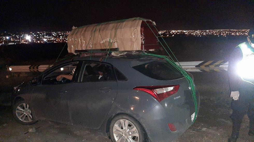 PNP y Ejército retiene auto con cadáver de una mujer traído de Arequipa