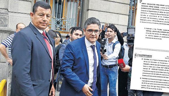 Ministerio Público investiga filtraciones de fiscal José Domingo Pérez