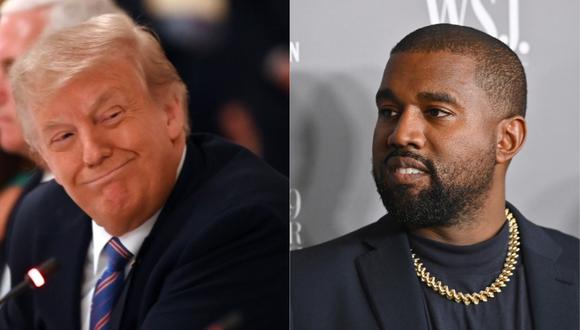 Donald Trump opinó sobre eventual candidatura de Kanye West. (Foto: AFP)