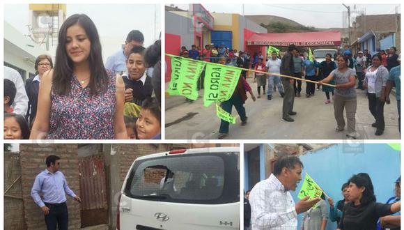 Yamila Osorio: Agreden a comitiva del GRA durante inauguración de obras en Islay