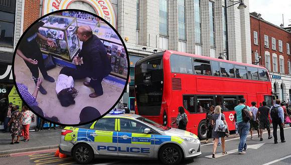 Imágenes de los momentos de desesperación que sufrió joven rociada con ácido en Londres (FOTOS)