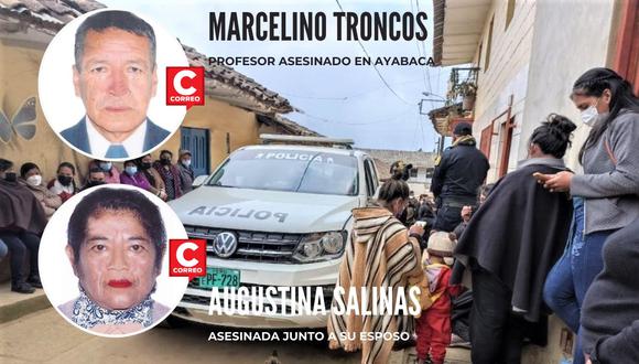 Las víctimas pertenecían a la hermandad del Señor Cautivo de Ayabaca. Marcelino Troncos era un docente muy querido.