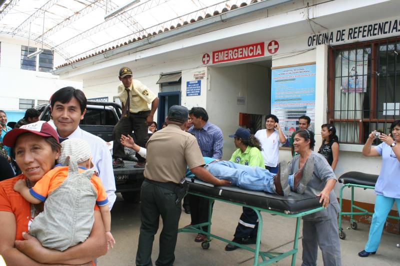 Tres heridos en triple choque en la Carrtera Central