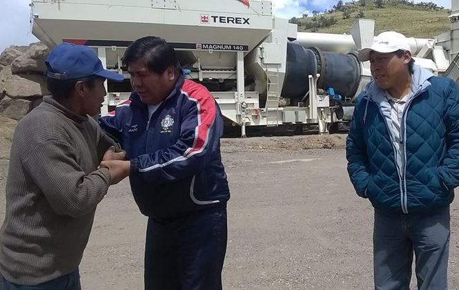 Carretera Lampa-Caracara con 93% de avance