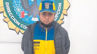 Cae inspector de tránsito de la Municipalidad Provincial de Chiclayo