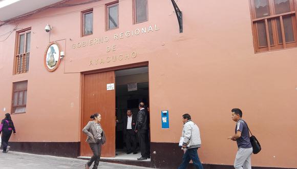 Gobierno Regional de Ayacucho con 16.9% de ejecución de presupuesto