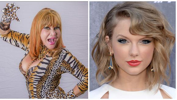 'Tigresa del Oriente' publica peculiar foto y se compara con Taylor Swift 