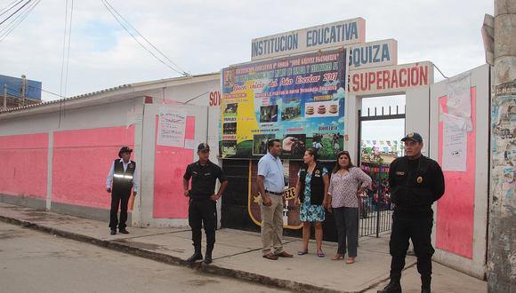 Chimbote: Autoridades ponen en marcha plan "Escuela Segura 2017"