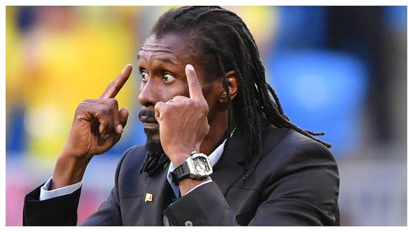 ​Técnico de Senegal se manifestó tras quedar eliminado del Mundial por norma del Fair Play
