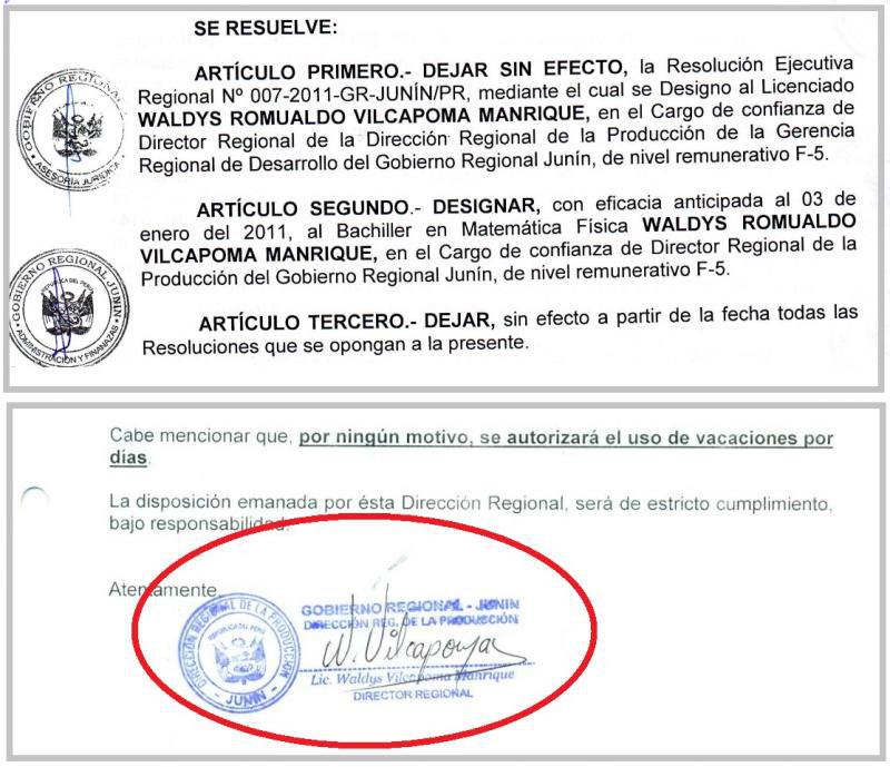 Director de producción firma sin tener licenciatura