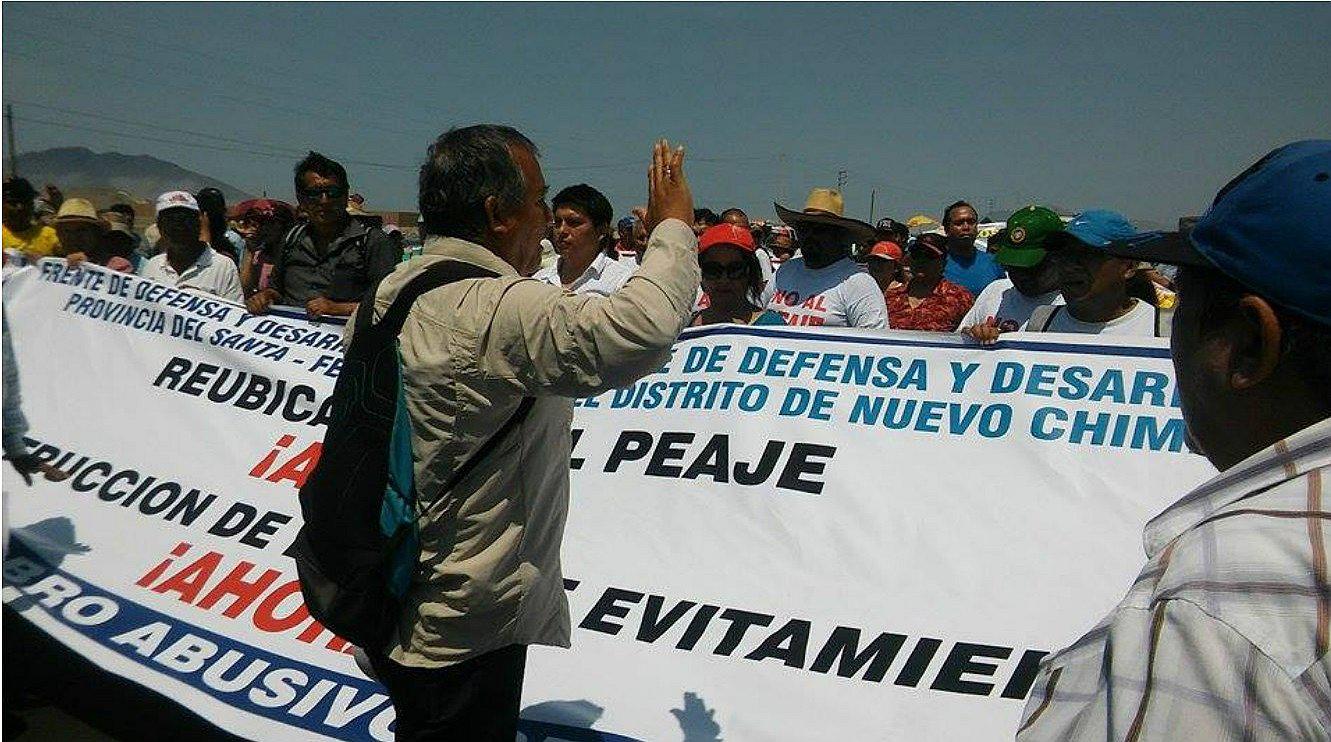 Nuevo Chimbote: Ocho heridos deja protesta por reubicación del peaje Vesique (VIDEO) 