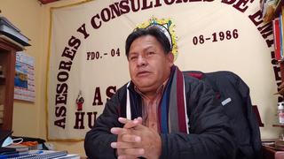 Consejero Fernando Clemente: “Gobierno Regional solo dejará una obra para la provincia de Huancavelica”