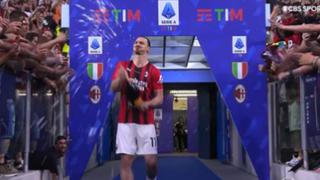 Ibrahimovic salió campeón con Milan y celebró con puro y champán (VIDEO)