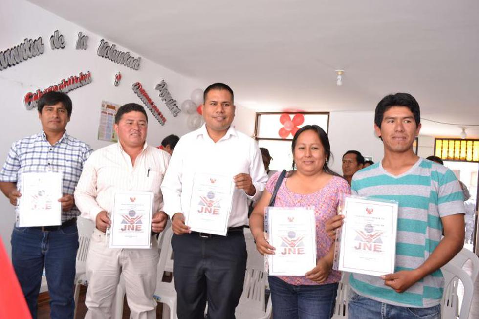 JEE Ica entrega credenciales a las nuevas autoridades electas de Ica, Palpa y Nasca