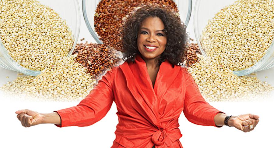 El día que Oprah Winfrey presentó quinua a nivel mundial