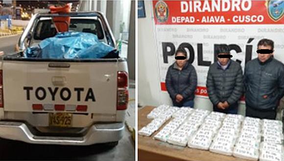 Escondían más de 40 kilos de droga en llanta de repuesto (FOTOS)