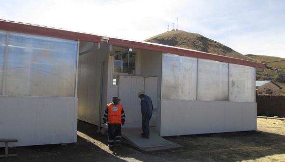 Capacitarán en el uso correcto de aulas prefabricadas en Puno