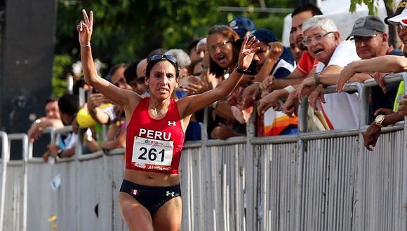 Gladys Tejeda obtiene medalla de oro en media maratón de los Juegos Bolivarianos