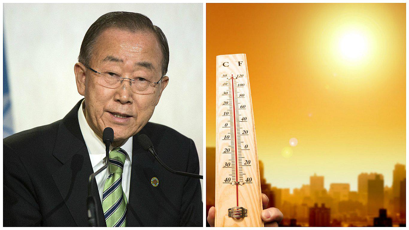 ​Ban Ki-moon: "Si no se actúa ahora la temperatura subirá casi 4 grados"