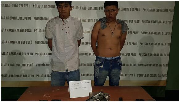 Policía captura a dos asaltantes de combi en La Esperanza 