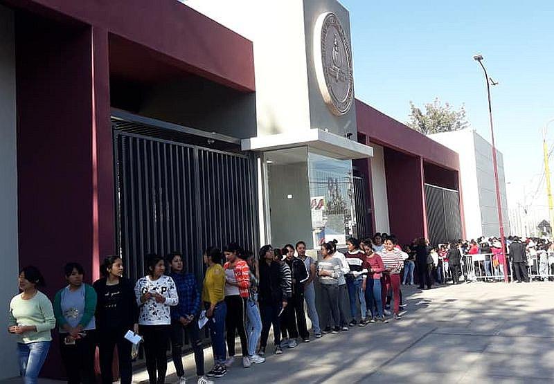 ​UNSA: 518 postulantes no dieron examen porque no terminaron inscripción