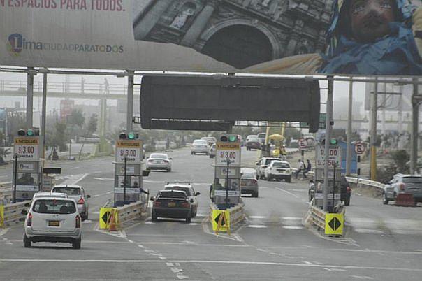 ​Desde este jueves se aplicará nueva tarifa de peajes en Panamericana Norte y Sur