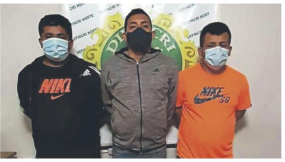 Policía captura a tres que asaltaron a una gestante en Trujillo 