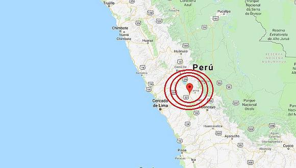 ​Junín: Sismo de 4.1 grados se registró en La Oroya