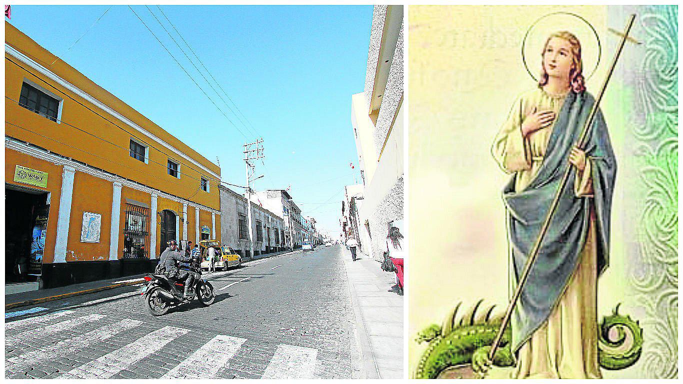 Arequipa: la imagen de Santa Marta fue considerada la primera patrona de la ciudad