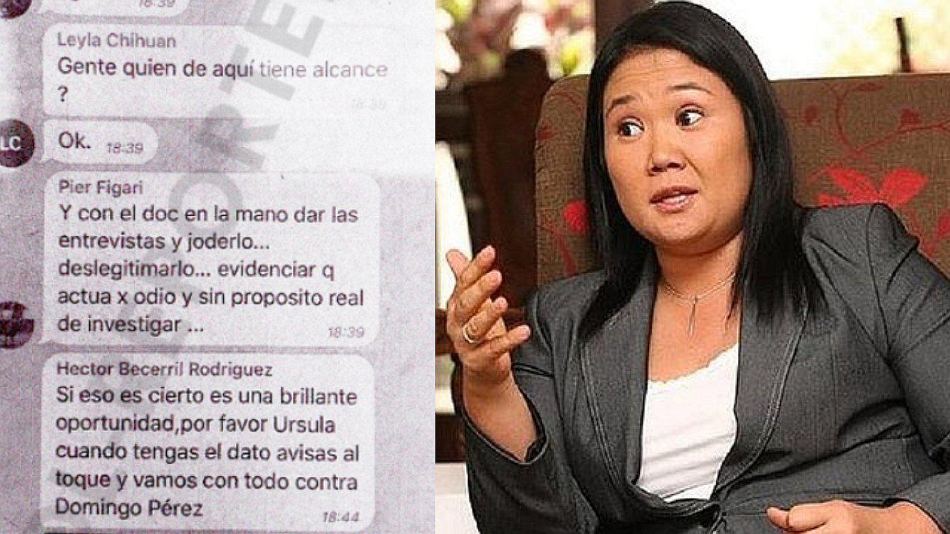 Keiko Fujimori sobre chat 'La Botica': "Se dio cuando yo me encontraba detenida"