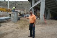 Instalan luminarias al estadio Heraclio Tapia León