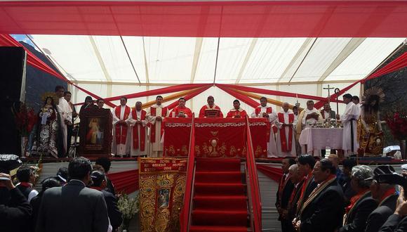 Arzobispo del Cusco preside misa en el Santuario del Señor de Huanca