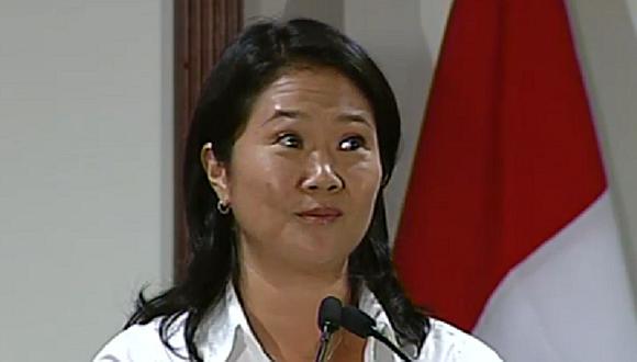 Keiko Fujimori lamenta que Humala permita avance de delincuencia y que SL enlute familias