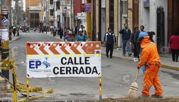  Ventas caen en un 20% por realización de obra de EPS Tacna