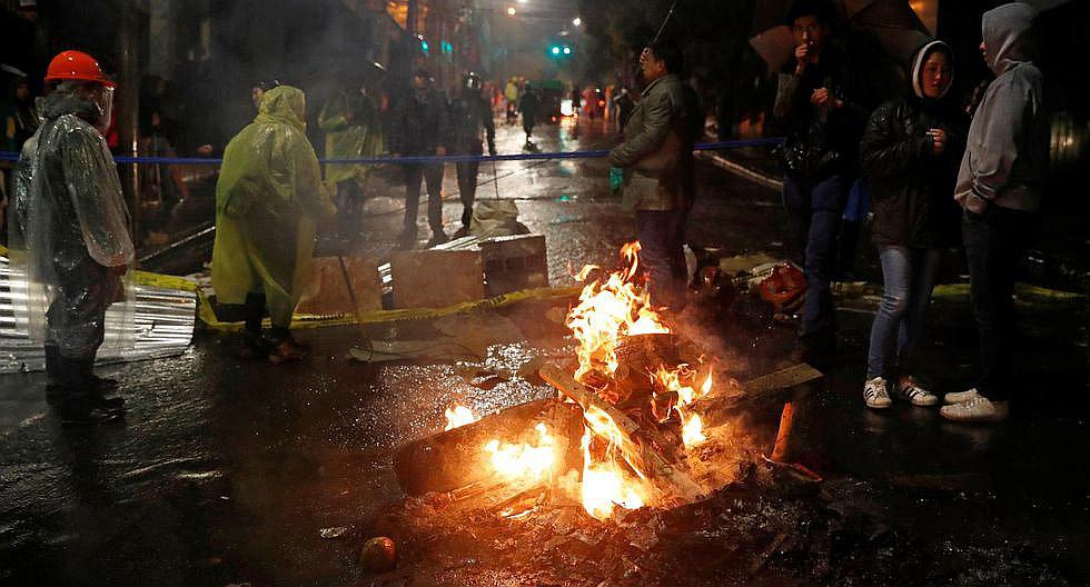 ​Tras el caos y la violencia por la decisión de Morales: así amaneció la capital boliviana (FOTOS)