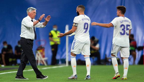 Carlo Ancelotti expresó su deseo de ver a Karim Benzema con el Balón de Oro. (Foto: Action Plus)