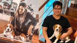 Cassandra Sánchez De Lamadrid se luce junto a Wakatay y Wakamole, sus mascotas con Deyvis Orosco