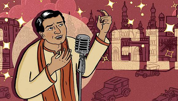 Google le rinde homenaje al cantante y actor indio K.L. Saigal 