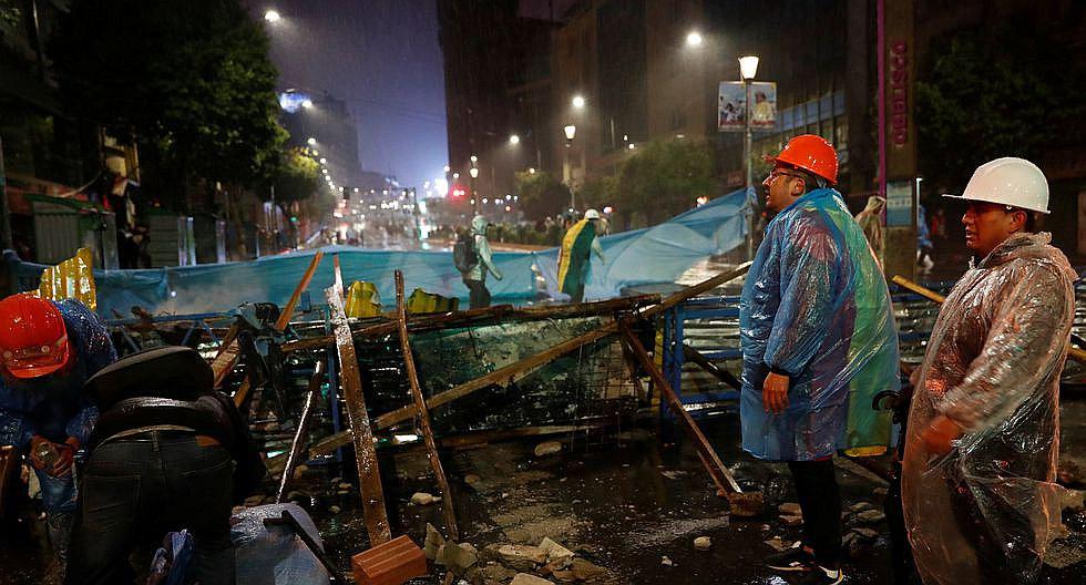 ​Tras el caos y la violencia por la decisión de Morales: así amaneció la capital boliviana (FOTOS)