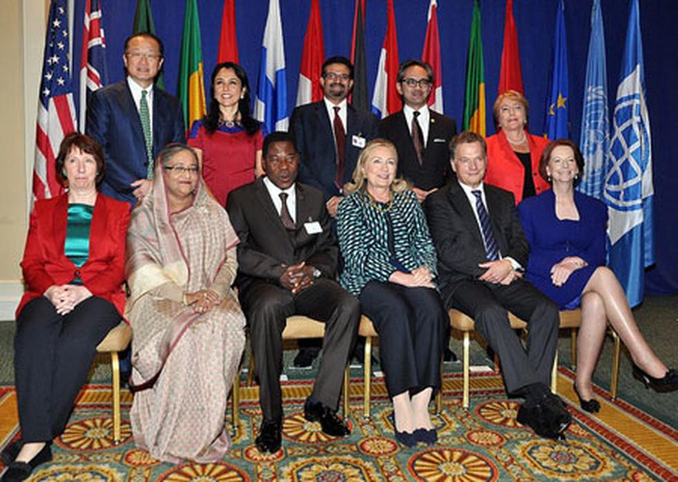 Nadine Heredia lució vestido con diseño peruano en la ONU