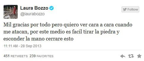 Laura Bozzo no soportó y cerró su cuenta en Twitter