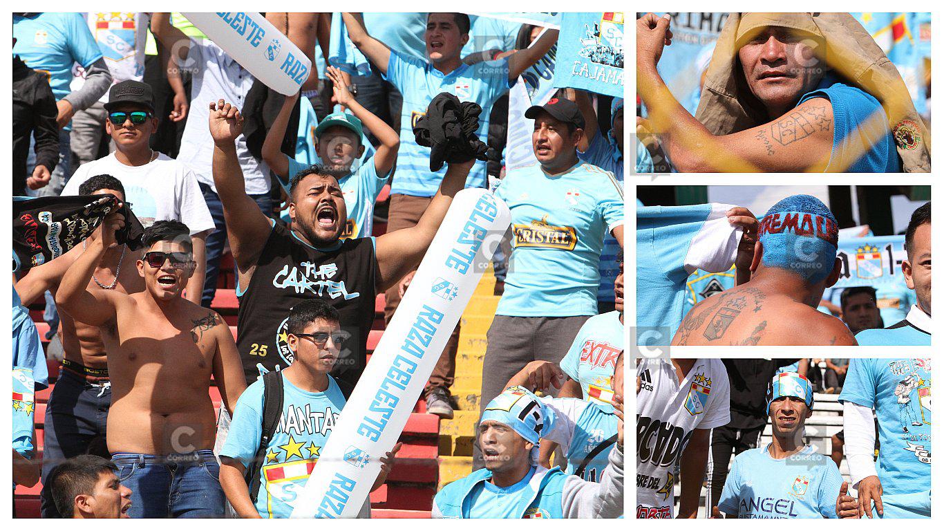 ​Hinchas del Cristal llegaron a Huancayo para alentar a su equipo (VIDEO)